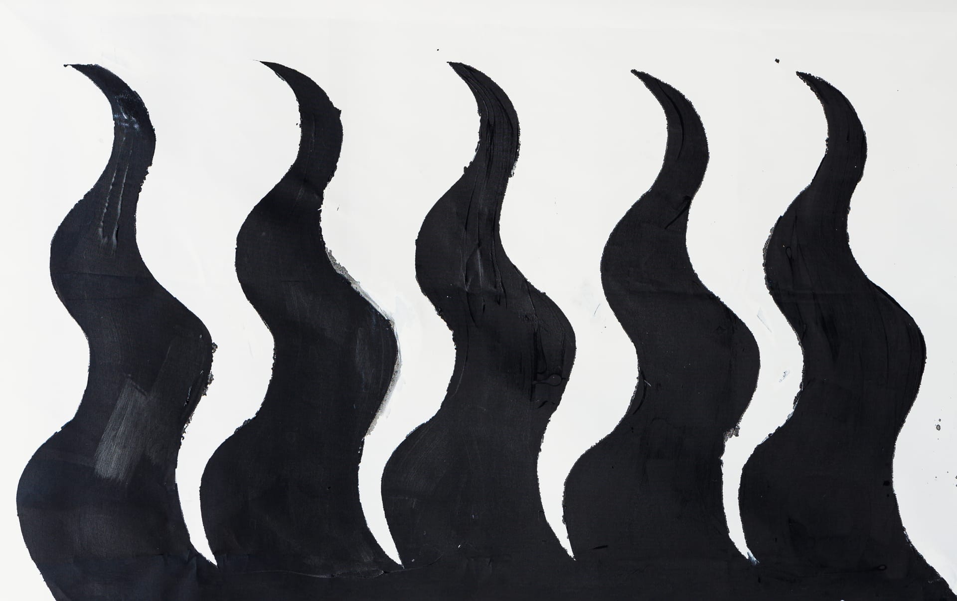 household gloss paint on canvas